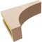 Ekena Millwork 3"W x 9"D x 6"H Classic Huntington Rough Cedar Woodgrain TimberThane Corbel, Primed Tan CORUR03X09X06HUNRCPR - alternate 3
